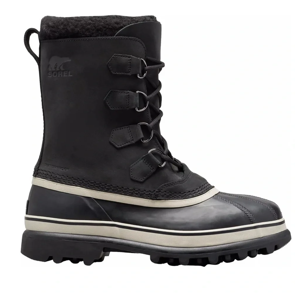 SOREL Men's Caribou Waterproof Winter Boots | Black